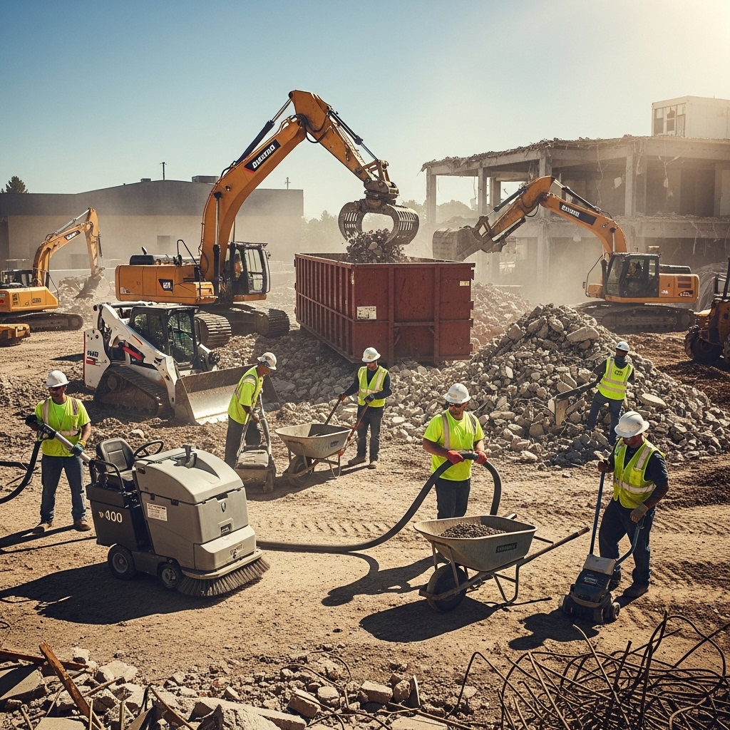 How Professional Debris Removal Speeds Up Your Construction Project