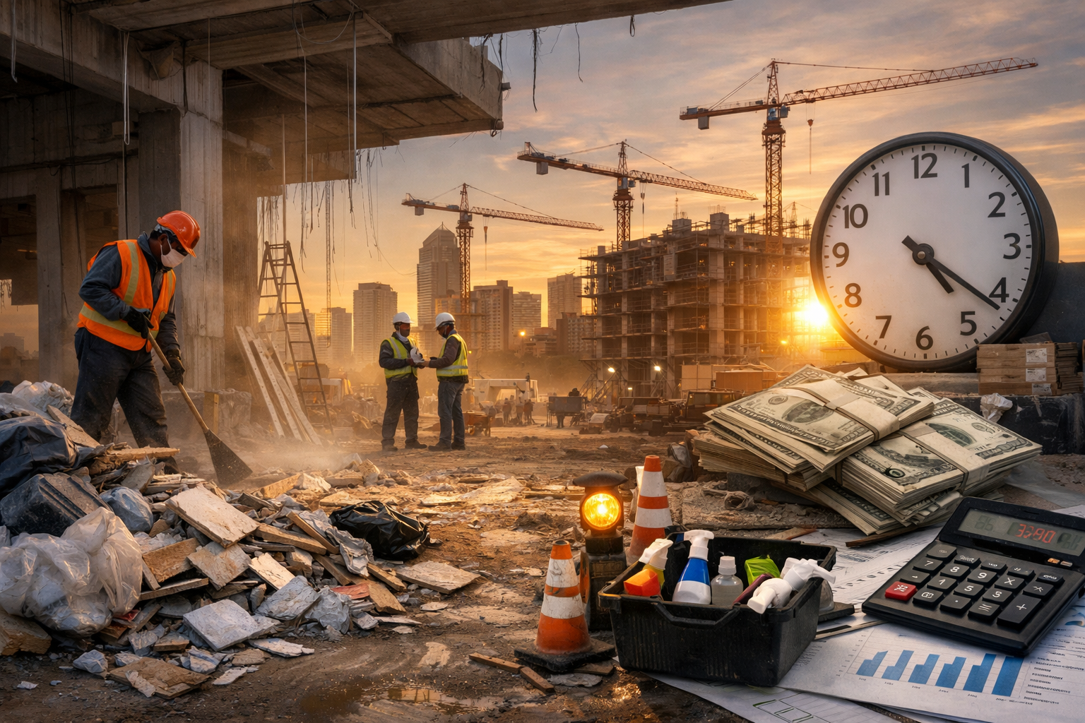 Why construction cleanup delays are making projects cost more in 2026 ...
